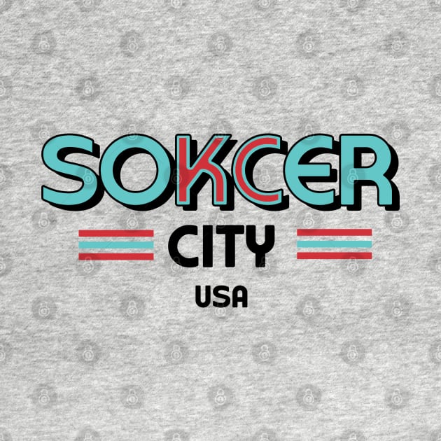 Kansas City Soccer City USA Current White by Fountain City Designs KC